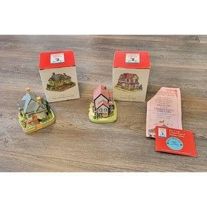 Liberty Falls Americana Collection 1997 Handy Andy & Susan's Hat Shop Lot Of 2